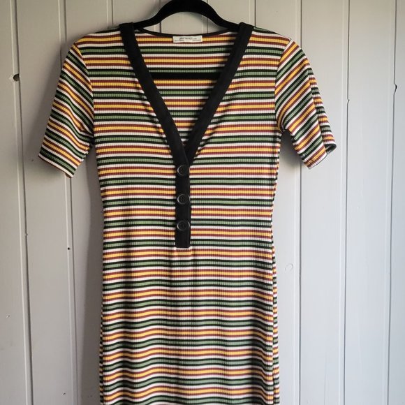 ZARA Freaks n' Geeks Midi Dress - Picture 1 of 8